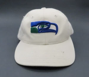 Seattle Seahawks Puma White Adjustable Baseball Hat Cap - Picture 1 of 18