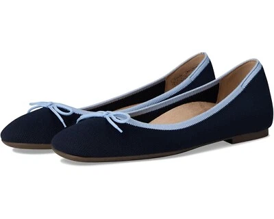Vionic Klara Knit Skimmers Ballet Flats- Navy / Womens 11 - Image 1 of 4