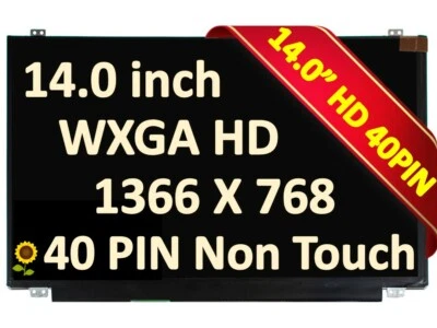 14-дюймовый тонкий светодиодный ЖК-экран WXGA HD 40-контактный для дисплея HP Stream 14-z000nr 14-z040wm - Изображение 1 из 4