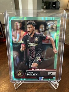 2023 Topps Cromato MLS CALAB WILEY AQUA LAVA ATLANTA UNITED 017/125 #47 - Foto 1 di 3