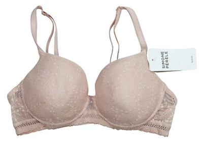 Simone Perele Comete 3D Plunge Underwire Lace Overlay Women's Bra NWT - Image 1 of 2