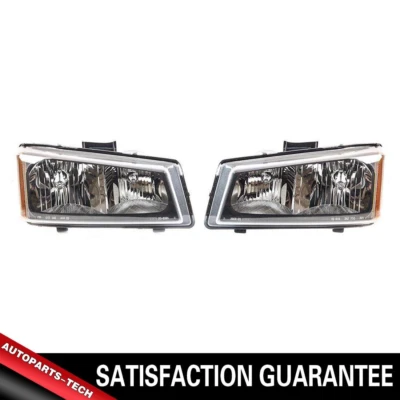 Conjunto de farol 2Of esquerda direita para Chevrolet Silverado 1500 HD 2005 2006 TYC - Imagem 1 de 4