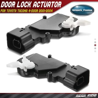 Actuador de bloqueo de puerta trasero izquierdo y derecho para Toyota Tacoma 4 puertas DLA-178 DLA-179 Foto 1 de 4