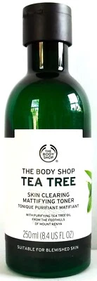 The Body Shop TEA TREE Skin Clearing Mattifying Toner, 8.4 fl. oz/250 mL, NEW - Image 1 of 4