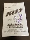 Kiss Eric Singer signed Autograph 1997 New York Expo Convention Flyer