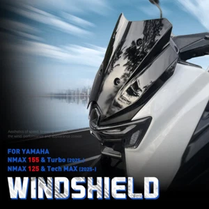 For Yamaha NMAX 125 Sport Windshield NMAX 155 V3 2025- Screen Air Deflectors - Picture 1 of 13