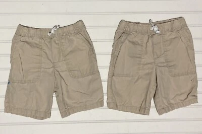 Carter’s Kid’s Boy’s Girl’s School Uniform Shorts 4/5 Khaki Tan 100% Cotton Set - Image 1 of 4
