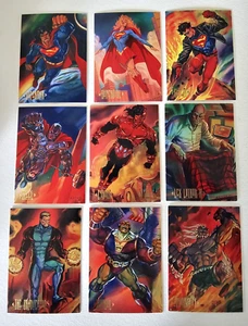 1994 DC MASTER SERIES SET, 1-90, 4 CARD Foil F1-F4 WONDER WOMAN AQUAMAN ARROW - Picture 1 of 20