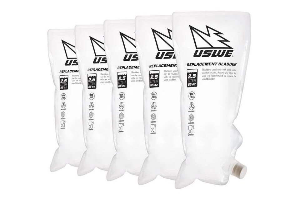 USWE Replacement Sports Hydration Disposable Bladder - 5 Pack - 2.5L - Image 1 of 1