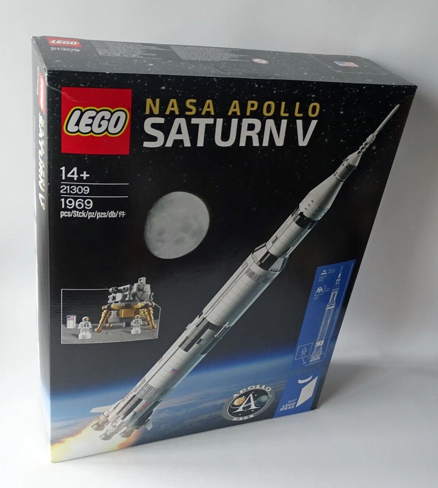 LEGO Ideas 21309 NASA Apollo Saturn V -New -Sealed -Retired - Image 1 of 1