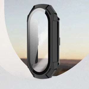 Custodia in vetro per paraurti per PC per Mi Band 8 Smart Band (nero) - Zdjęcie 1 z 10