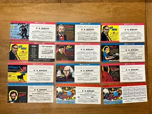 12 Vintage 1950 TINTENLÖSCHER KALENDER Believe It Or Not C.S. Ripley - Bild 1 von 6