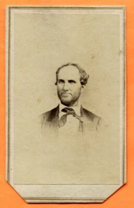 CDV Cincinnati, OH, Ritratto di un uomo barbuto, di Landy, circa 1860 timbro posteriore - Foto 1 di 3