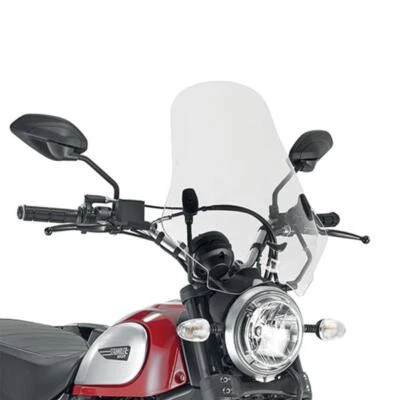 Cupolino Givi trasparente Ducati Scrambler Icon 800 2015-2022 - Immagine 1 di 4