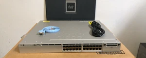 CISCO WS-C3850-24P-S 24 Port Gigabit Ethernet PoE+ Layer 3 Switch 3850-24P-S - Picture 1 of 8