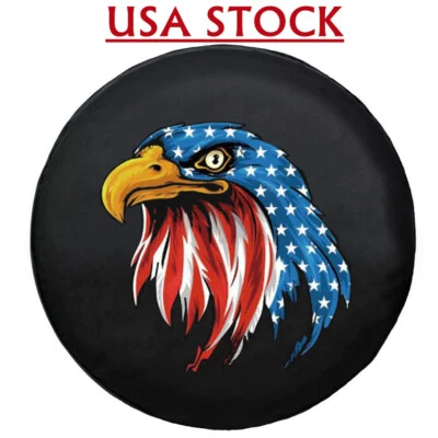 Cubierta de neumático de repuesto para Jeep Wrangler Rubicon Sahara 17", vinilo superficie impermeable Foto 1 de 4