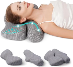 BEAUTRIP Cervical Neck Pillow - All-In-1 Memory Foam Bolster Pillow for Pain Rel - Picture 1 of 6