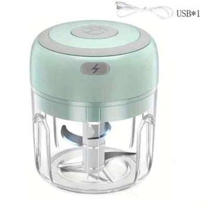 250 ml Mini Elektrischer Lebensmittelzerkleinerer Kabelloser Knoblauch Gemüse Mixer Prozessor UK - Bild 1 von 7
