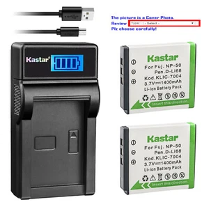 Kastar NP-50 Charger Battery Fujifilm F660EXR F665EXR F750EXR F770EXR F775EXR - Picture 1 of 20