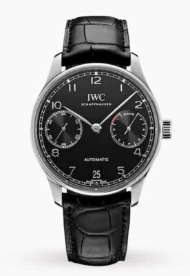 IWC Portugieser 7 Days IW500703 42mm Men’s Automatic Steel Watch B&P 2017 - Image 1 of 4