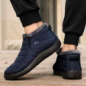 Snow Men Boots Breathable Mens Shoes Male Winter Shoes For Men Outdoor Men Shoe - Picture 1 of 29