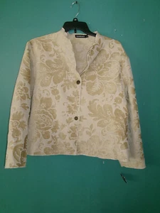 NWT Khangura beige textured jacket Size 2X - Picture 1 of 4