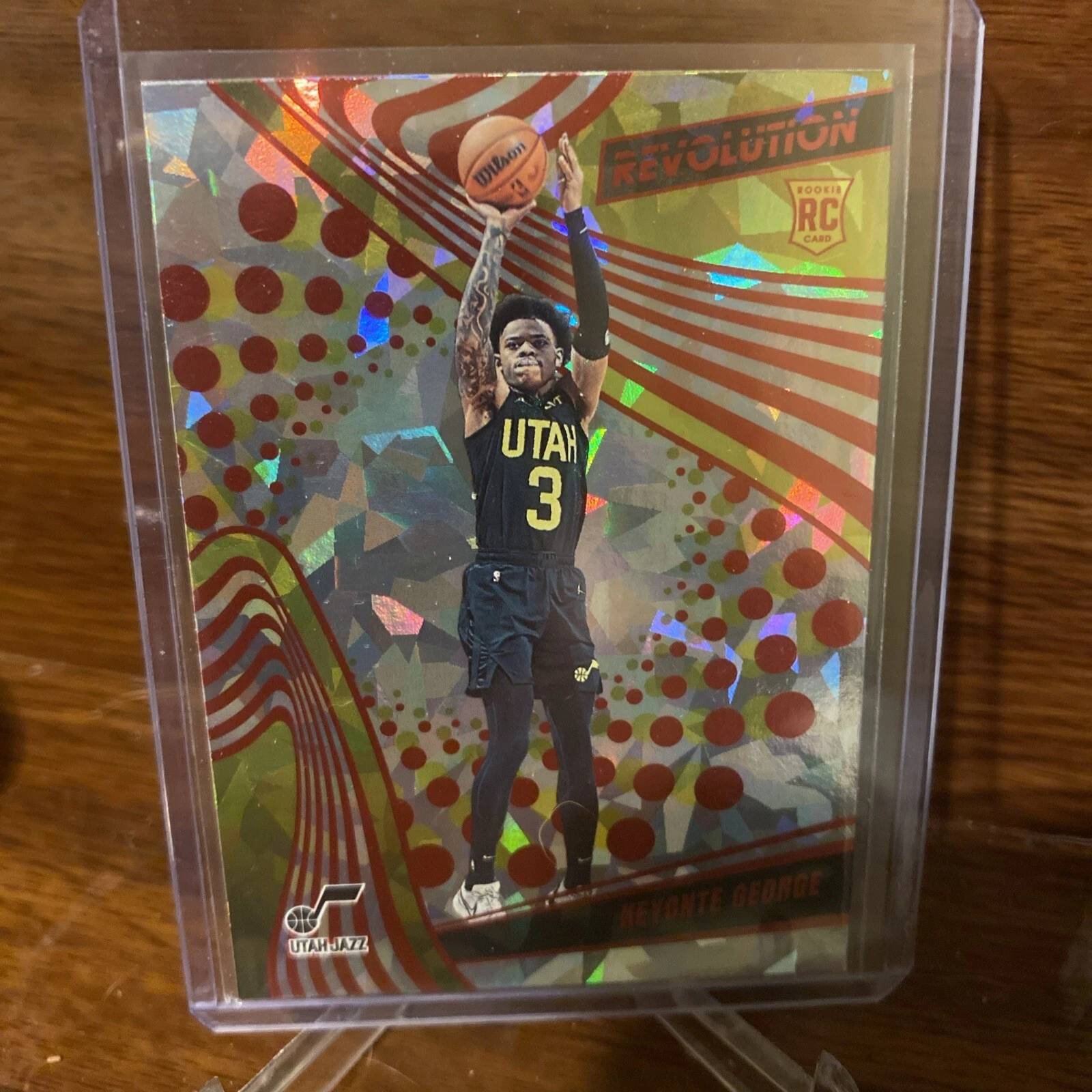 2023-24 Panini Revolution Keyonte George Chinese New Year Parallel Jazz #118