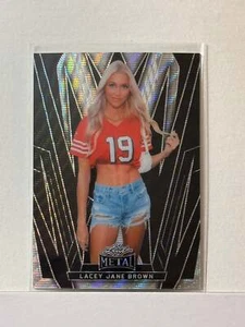 2024 Leaf Metal Women Of Sport Base Black Wave #48 Lacey Jane Brown 1/1 - Picture 1 of 2