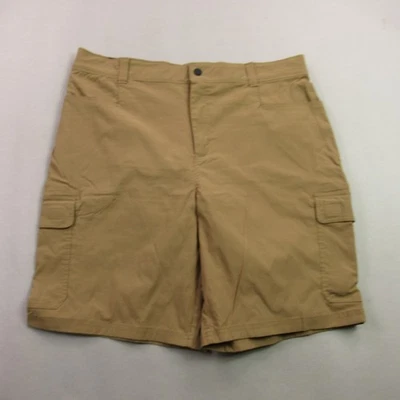 Orvis Shorts Mens 40 Pockets Cargo Regular Fit Outdoors Stretch Tan - Image 1 of 4