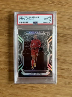 Jamal Musiala Obsidian Soccer 2020-21 /195 PSA10 Rookie - Bild 1 von 2