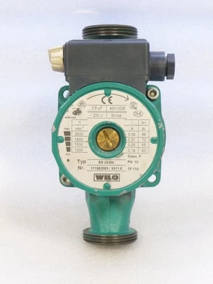 Pompe à chaleur Wilo RS 25 / 60 R 230 volts circulateur 180 mm occasion P154 - Photo 1/3