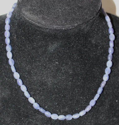 Collar D'Joy Premium Tanzanita Cuentas Chapado en Rodio Esterlina 24,4 gramos 18" Foto 1 de 4