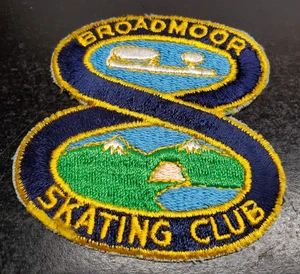 Vintage Broadmoor Skating Club Aufnäher Patch - Bild 1 von 4