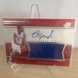 2014-15 NBA SPx Rookie Auto Jersey 44/499 Rodney Hood #94 Duke RC - Picture 1 of 5