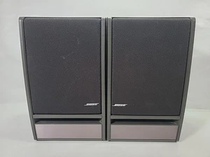 Bose Model 141 Bookshelf Home Stereo Speakers Pair Black/Gray 9.75 x 6.5 in - Picture 1 of 12