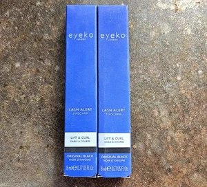 Lot Of 2 Eyeko Lash Alert Lift & Curl Mascara ORIGINAL BLACK 0.27 oz ea NIB's! - Picture 1 of 3
