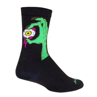 Sockguy Stink Eye Crew 6" Socks, 9-13, Black - Image 1 of 1