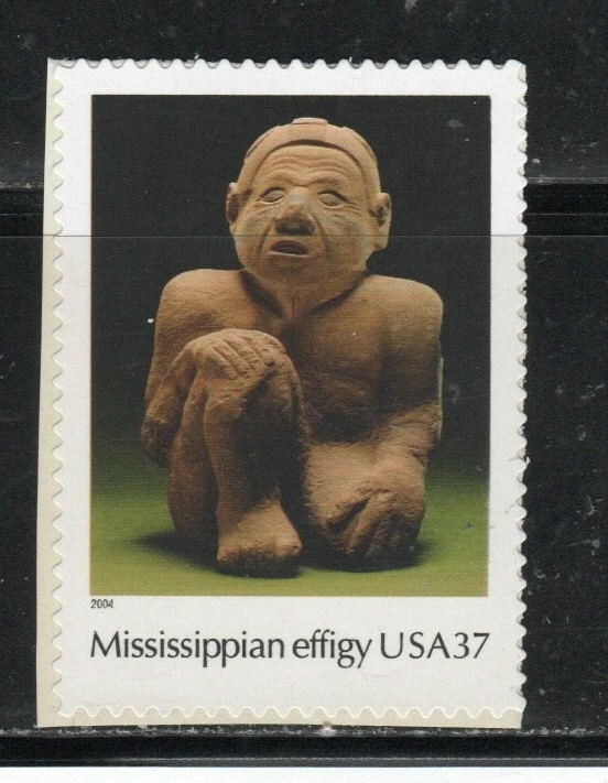 3873F * MISSISSIPPIAN EFFIGY ~ AMERICAN INDIAN ART *   U.S.  Postage Stamp MNH - Image 1 of 1