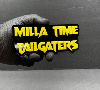 Insignia emblema acrílico cortada con láser personalizada 3D para automóvil - nombre personalizado multicolor Foto 1 de 4