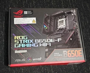 ASUS ROG Strix B650E-F Gaming WiFi AMD B650 AM5 Ryzen Desktop ATX Motherboard - Picture 1 of 3