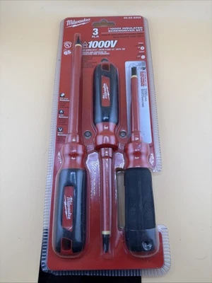 Milwaukee (48-22-2202) 1000V insulated Screwdriver SET 3 pc. - Image 1 of 2