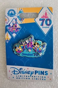 ✨DISNEYLAND 70 ANIVERSARIO MICKEY & FRIENDS EXCLUSIVO ELENCO LE PIN ~ ¡SHPG GRATIS! - Imagen 1 de 6