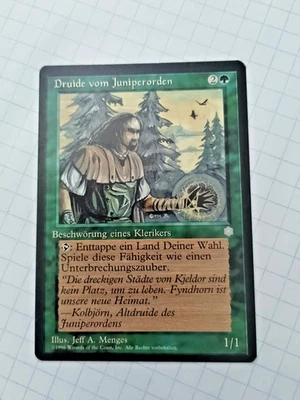 MTG Juniper Order Druid (Druide vom Juniperorden)  Ice Age Regular -Uncirculated - Image 1 of 3