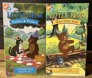 Parties & Picnics VHS & Meet Little Bear VHS Lot Nick Orange Tapes FREE SHIPPING - Picture 1 of 7