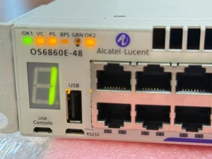 Alcate-Lucent OS6860E-48 GE L3 chassis 1RU with 48 ports and 4x SFP 1G/10G Ports - Picture 1 of 2