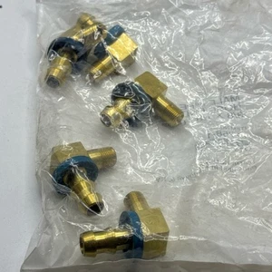 BARB-TITE Hose Barb 90 Degree Elbow 3/8 X 1/8 Brass 11758-1 (5PK) - Picture 1 of 4