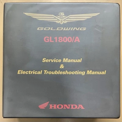 Manual de serviço e solução de problemas elétricos Honda Goldwing 2012 GL1800/A - Imagem 1 de 2
