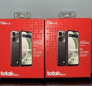 Lot 2x Total By Verizon Prepaid Smartphone Locked Sealed Blu View 5 - Picture 1 of 1