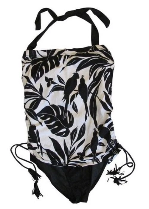 Traje de baño de una pieza Real Bodies diluyente de barriga halter periquito traje de baño talla 8 Foto 1 de 1