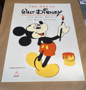 Mickey Mouse Lithograph Walt Disney Art Print Christopher Finch - Picture 1 of 7